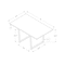 Monarch Specialties Dining Table, 59 W, 30.25 H, Manufactured Wood, Dark Taupe I 1121 - alternate 5